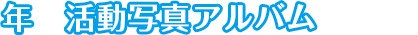 年度活動写真アルバム